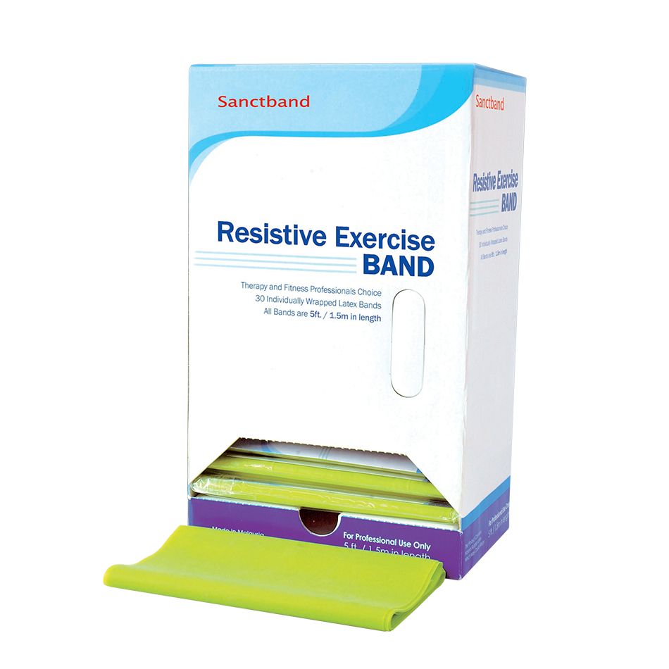 Sanctband Exercise Band Pack, Pre-cut 5'