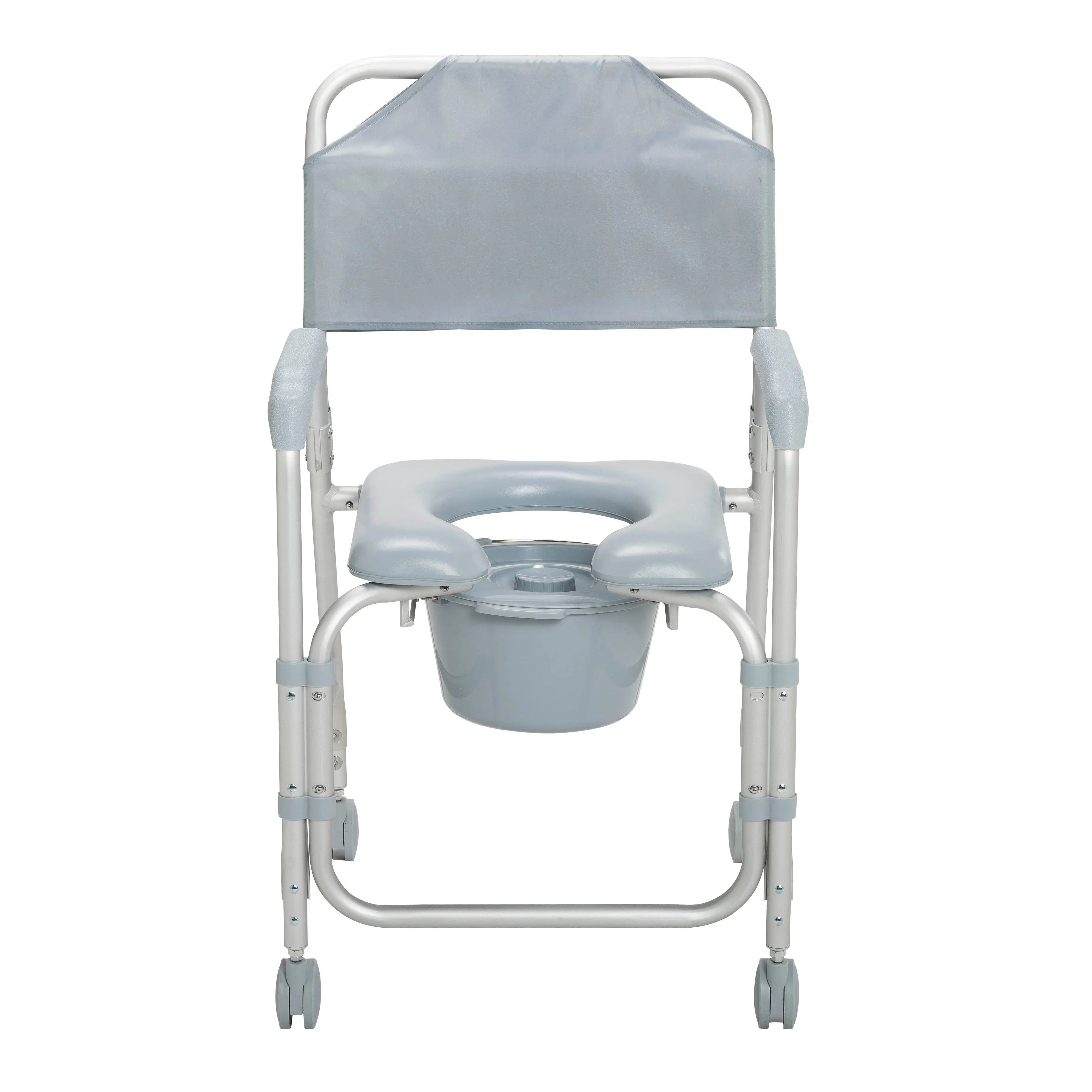 Lightweight Portable Shower Chair Commode with Casters - Home Health Store Inc