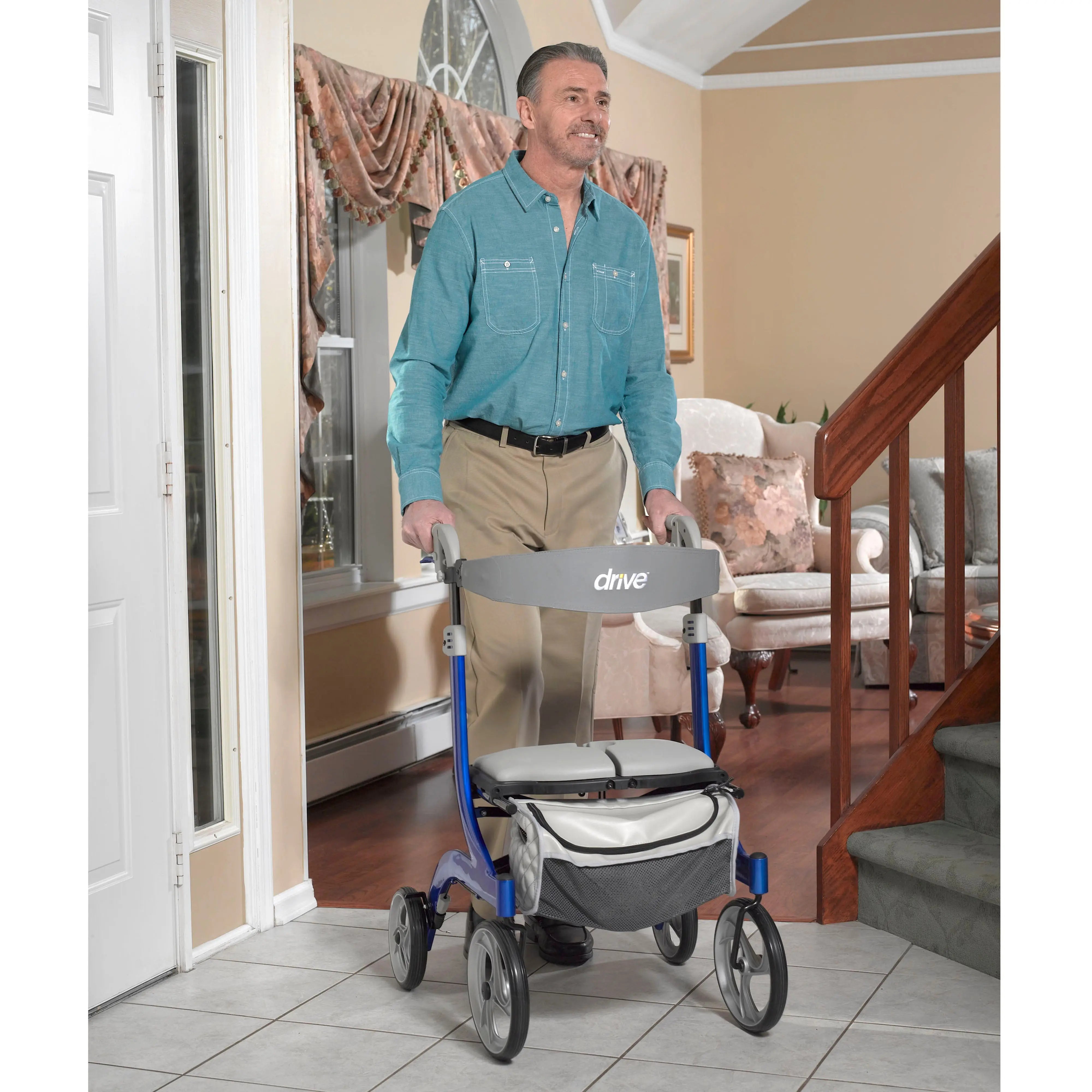 Nitro DLX Euro Style Rollator Rolling Walker - Home Health Store Inc