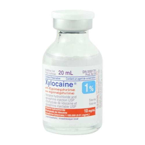 Xylocaine 1% With Epinephrine 20ML Vial Bx/10