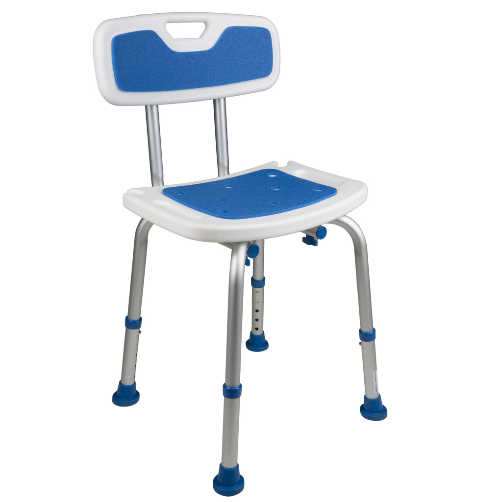 Adjustable Padded Bath Safety Seat With Backrest