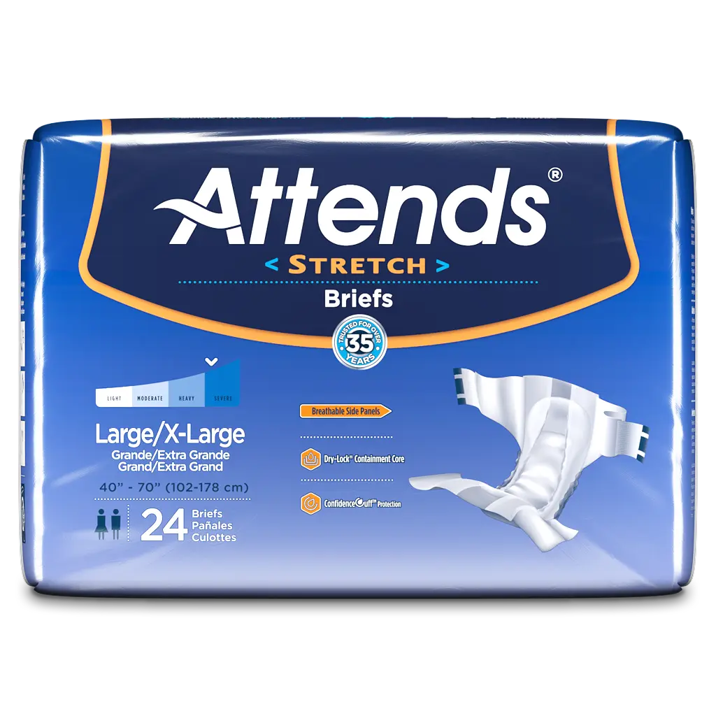 Attends Stretch Briefs, Large/X-Large - Home Health Store Inc