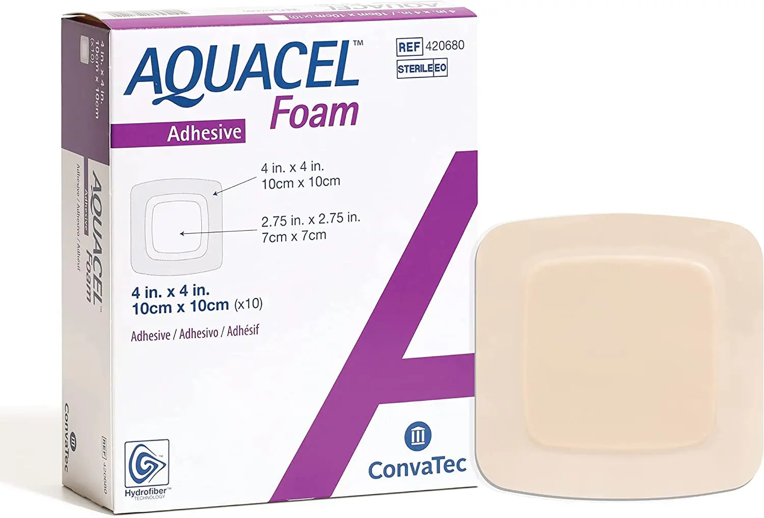Aquacel Foam Adhesive Dressing 21x21cm - Box Of 5 - Home Health Store Inc
