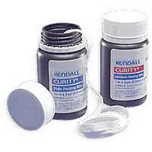 KND 7633 (CS/12)EA/1 CURITY PACKING STRIPS,PLAIN 1" X 5YDS