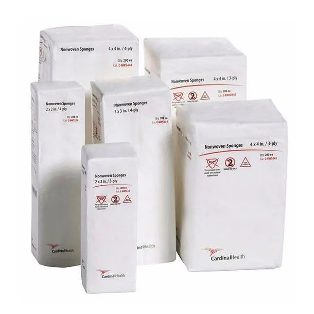 SOU C-NWS224 BG/200 NON -WOVEN GAUZE SPONGE, NON STERILE 4PLY 2" X 2"