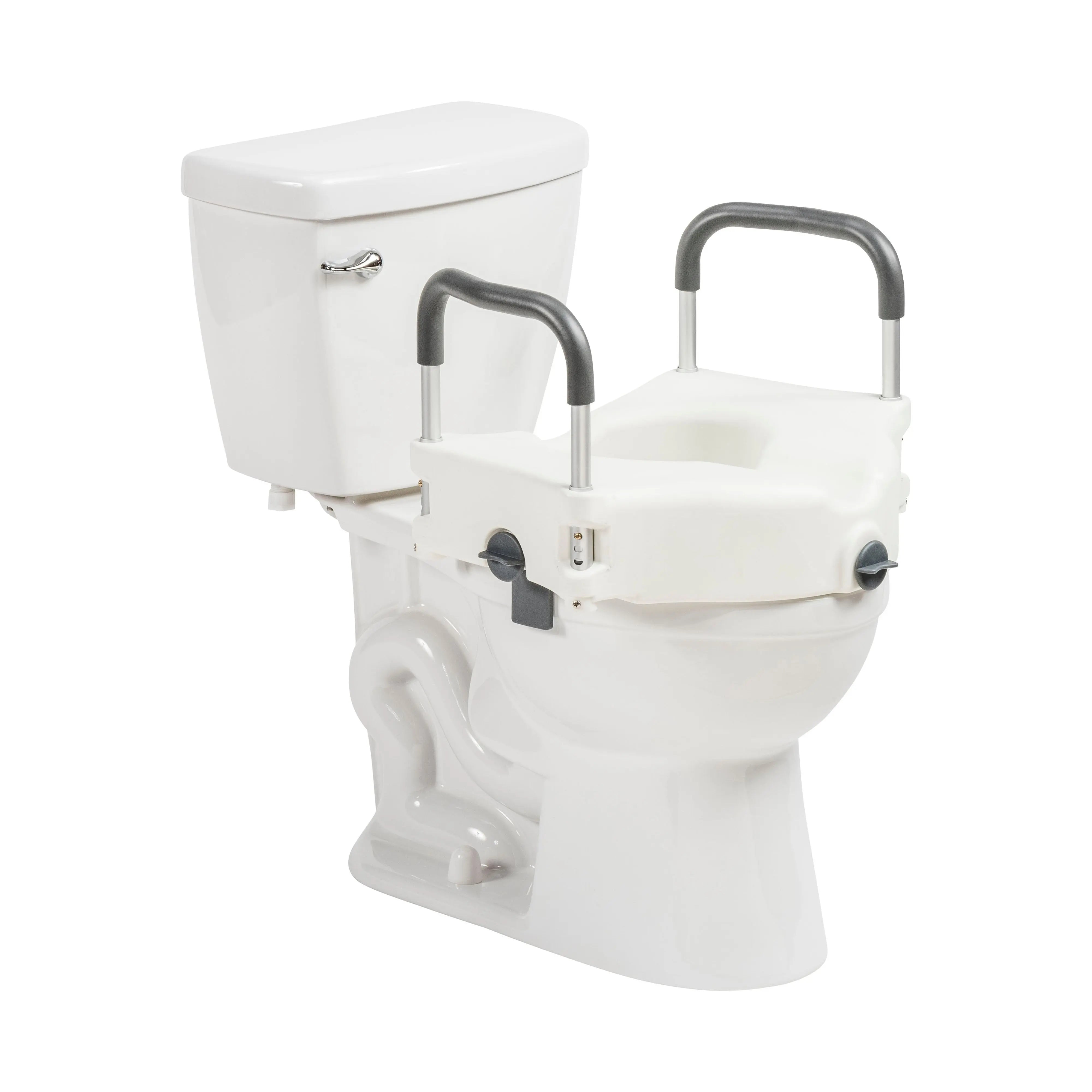 PreserveTech Secure Lock Raised Toilet Seat, 5" Height - Home Health Store Inc