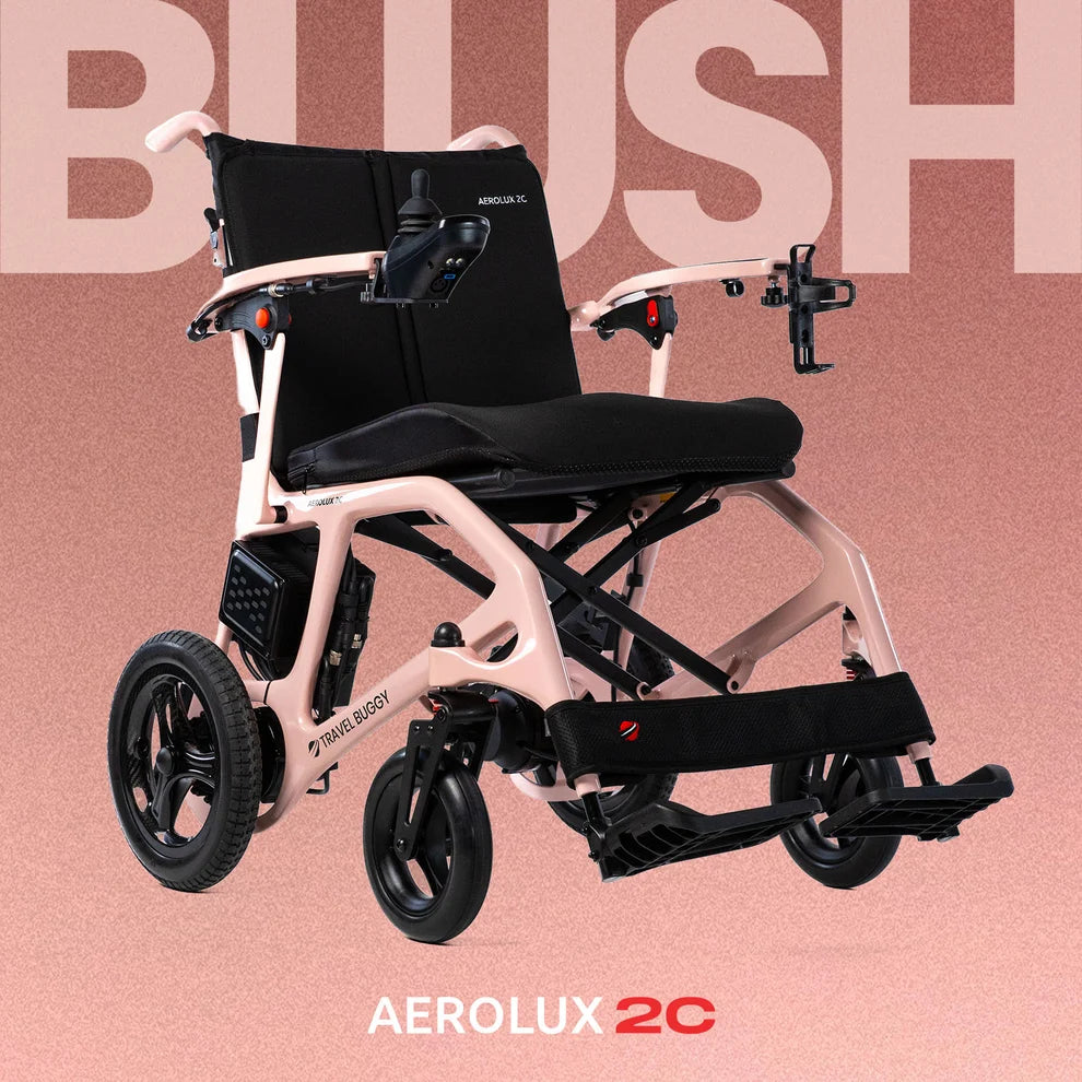 AEROLUX 2C Folding Carbon Fiber Power Wheelchair