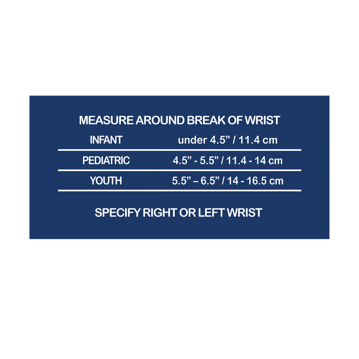 Kidsline Wrist Splint - Soft Foam