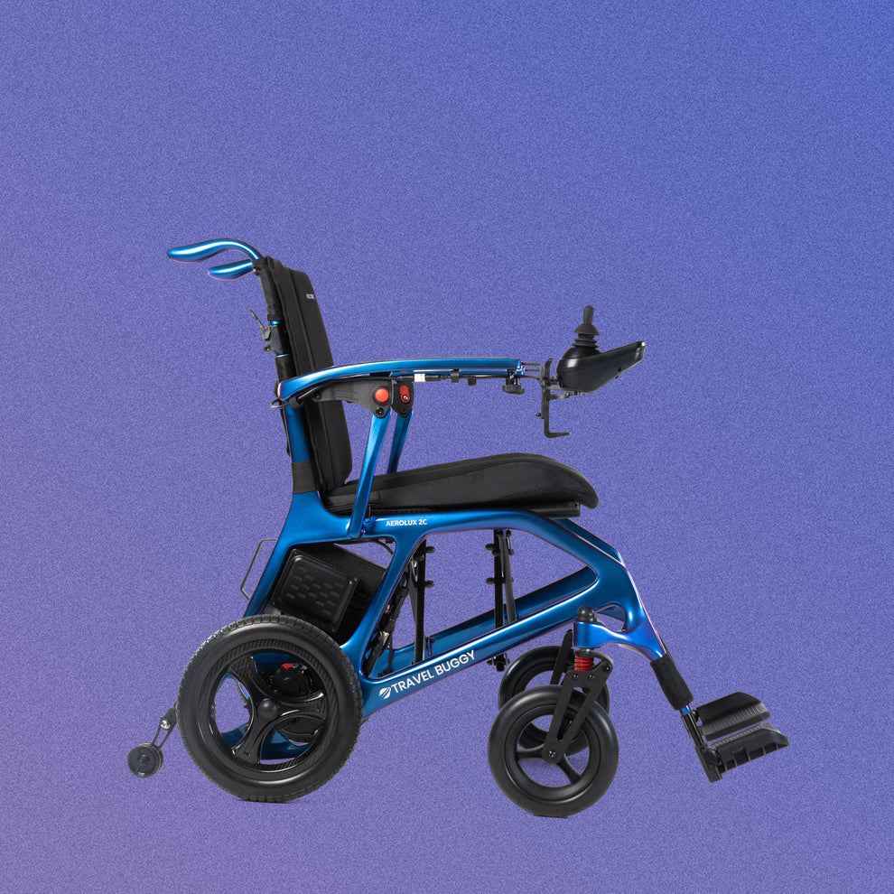 AEROLUX 2C Folding Carbon Fiber Power Wheelchair