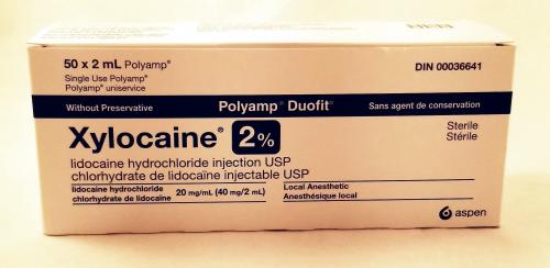 Xylocaine 2% Without Preservative 2mL clear polyampoule box of 50 - Home Health Store Inc