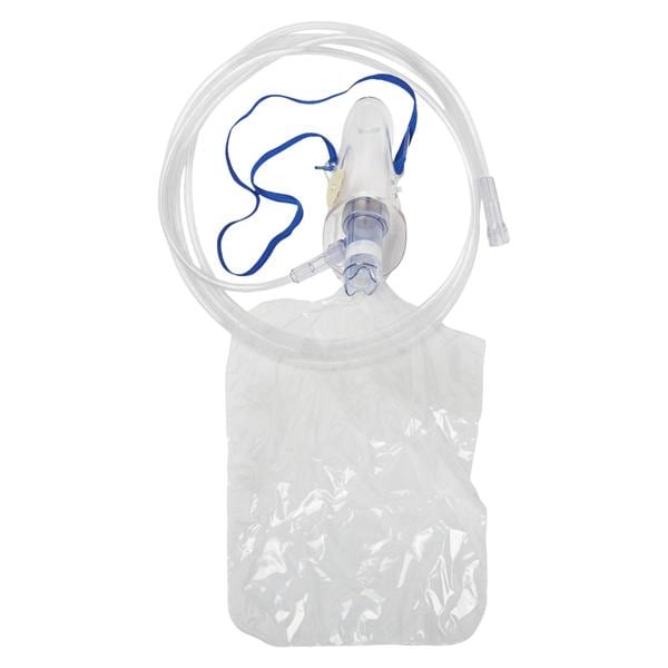 Oxygen Mask Pediatric Non-Rebreather W/ Bag, 72" Tubing