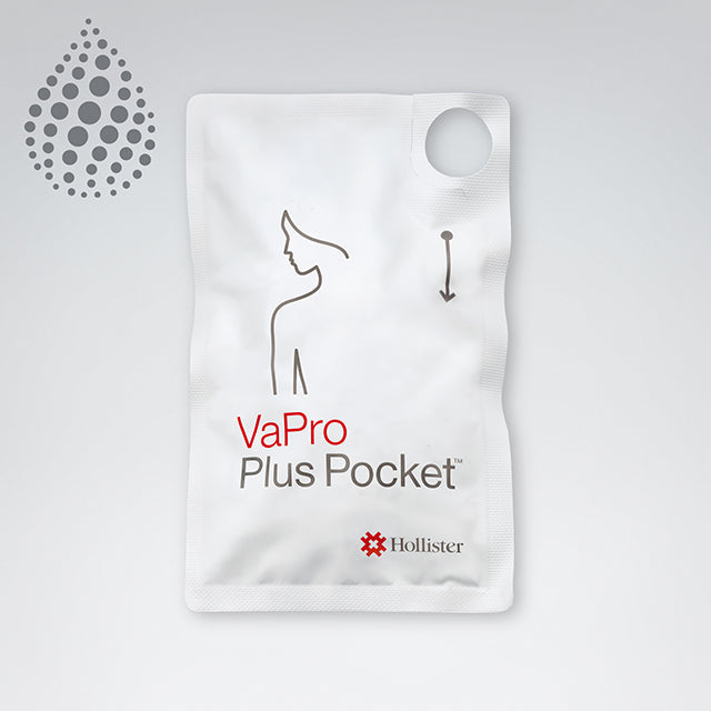 Vapro Plus Pocket Hydrophilic Intermittent Catheters 8" - Box Of 30