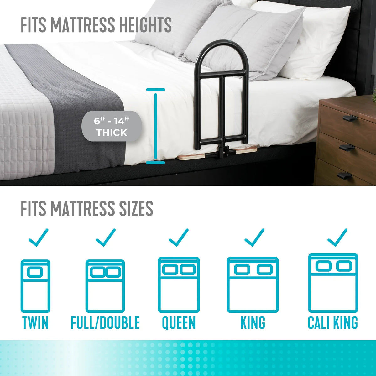 Stander Bedcane Bed Rail