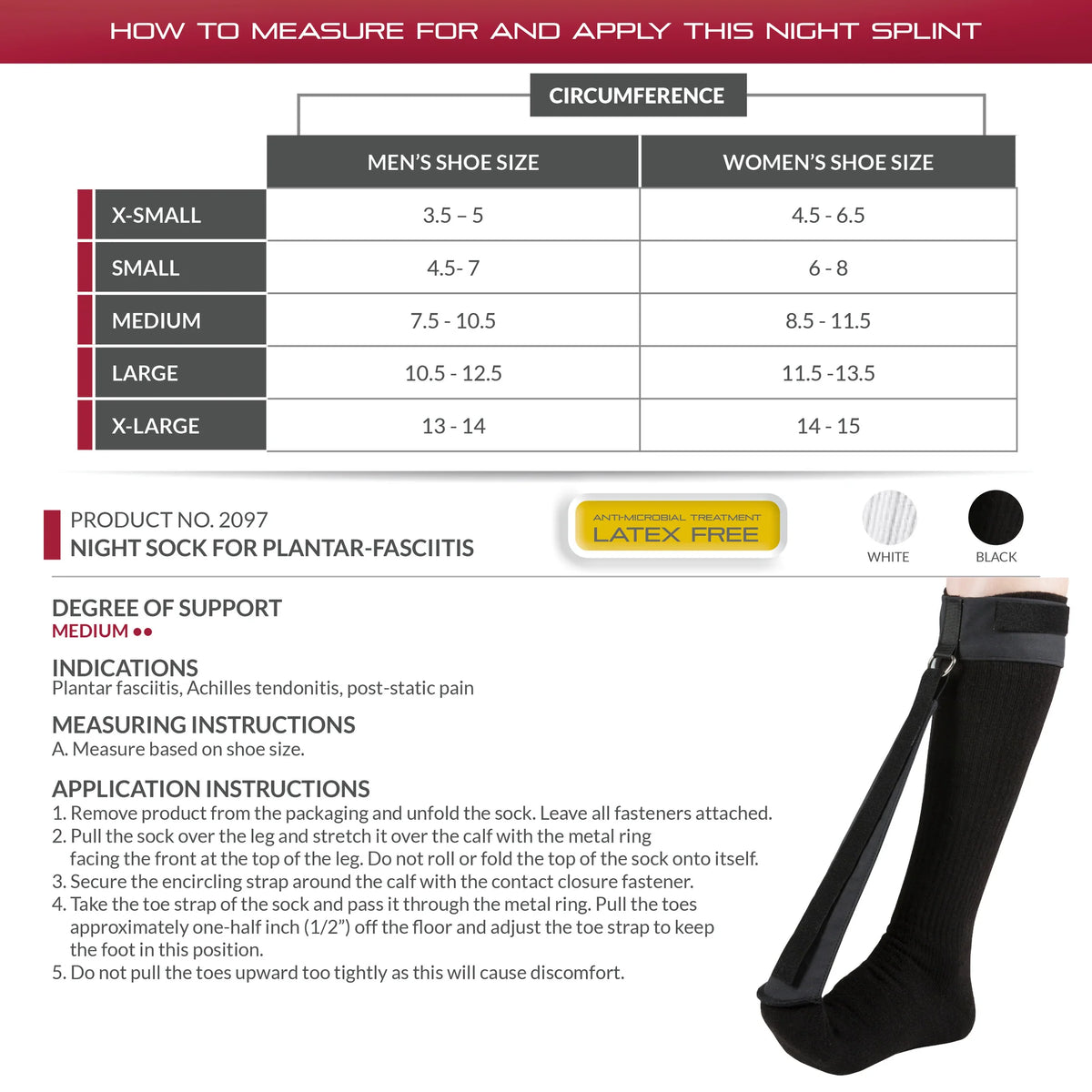 Night Splint For Plantar Fasciitis