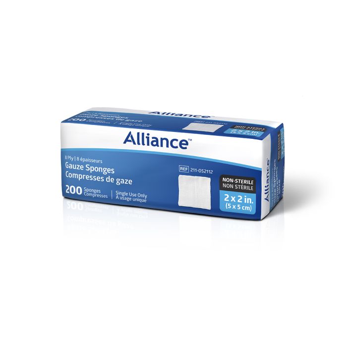 Gauze Sponge 12 Ply Non-Sterile 10cm X 10cm, 200 ea
