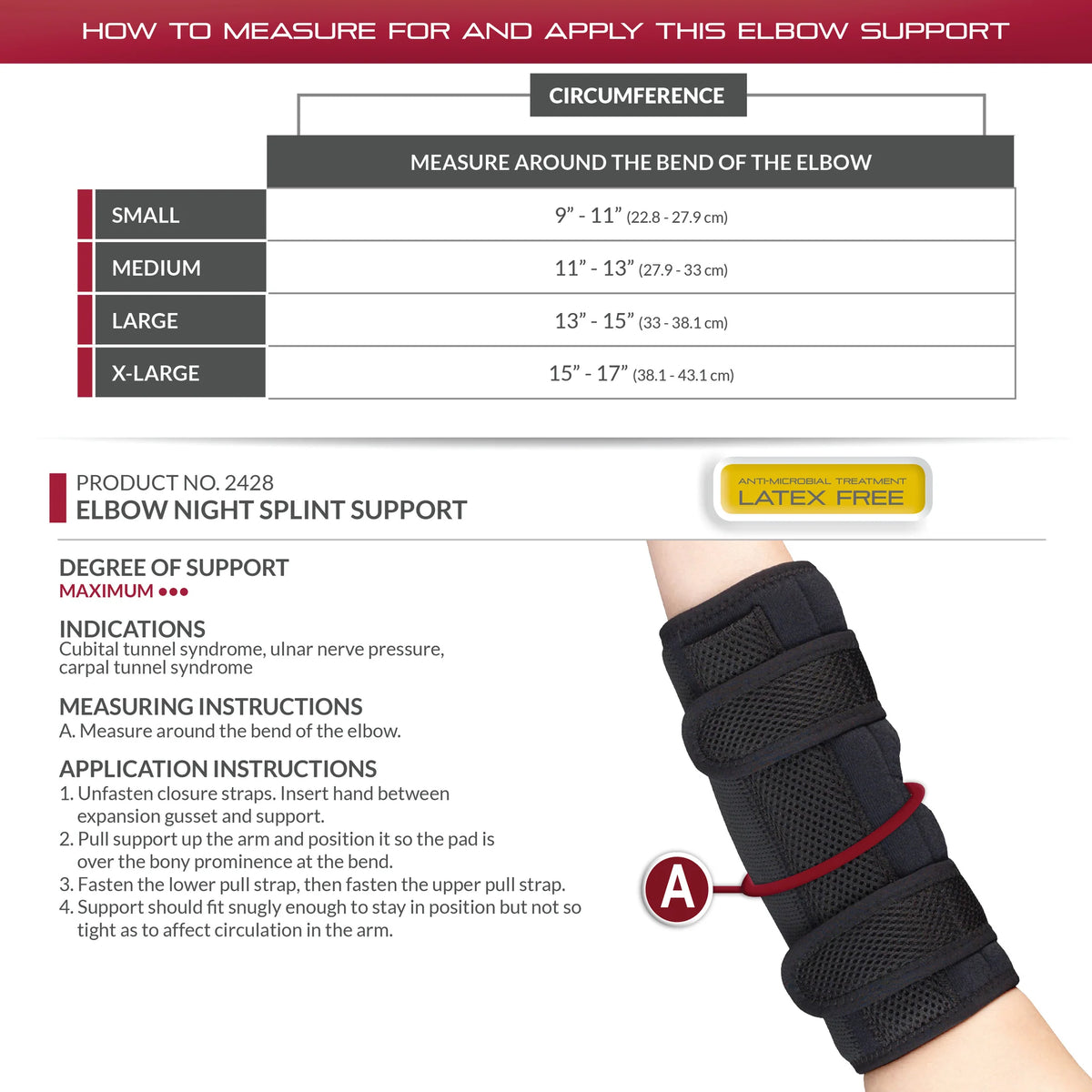 Elbow Night Splint Support