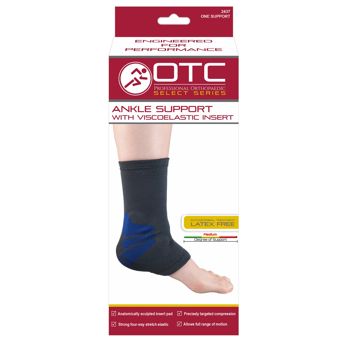 Ankle Support With Compression Gel Insert