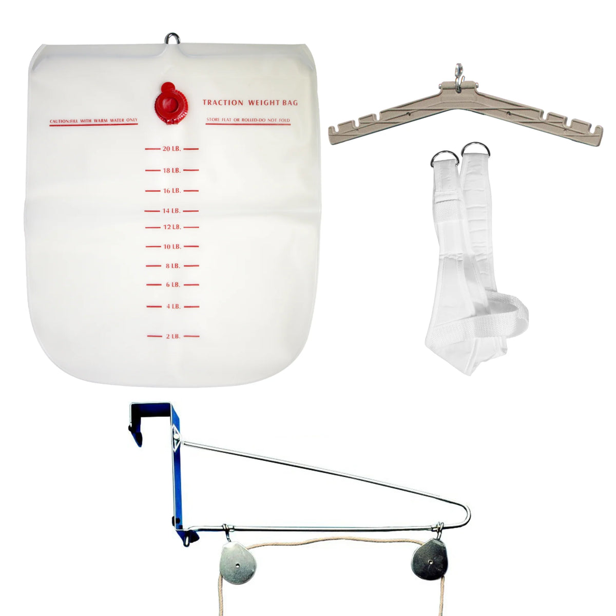 Over Door Head Halter Cervical Traction Kit