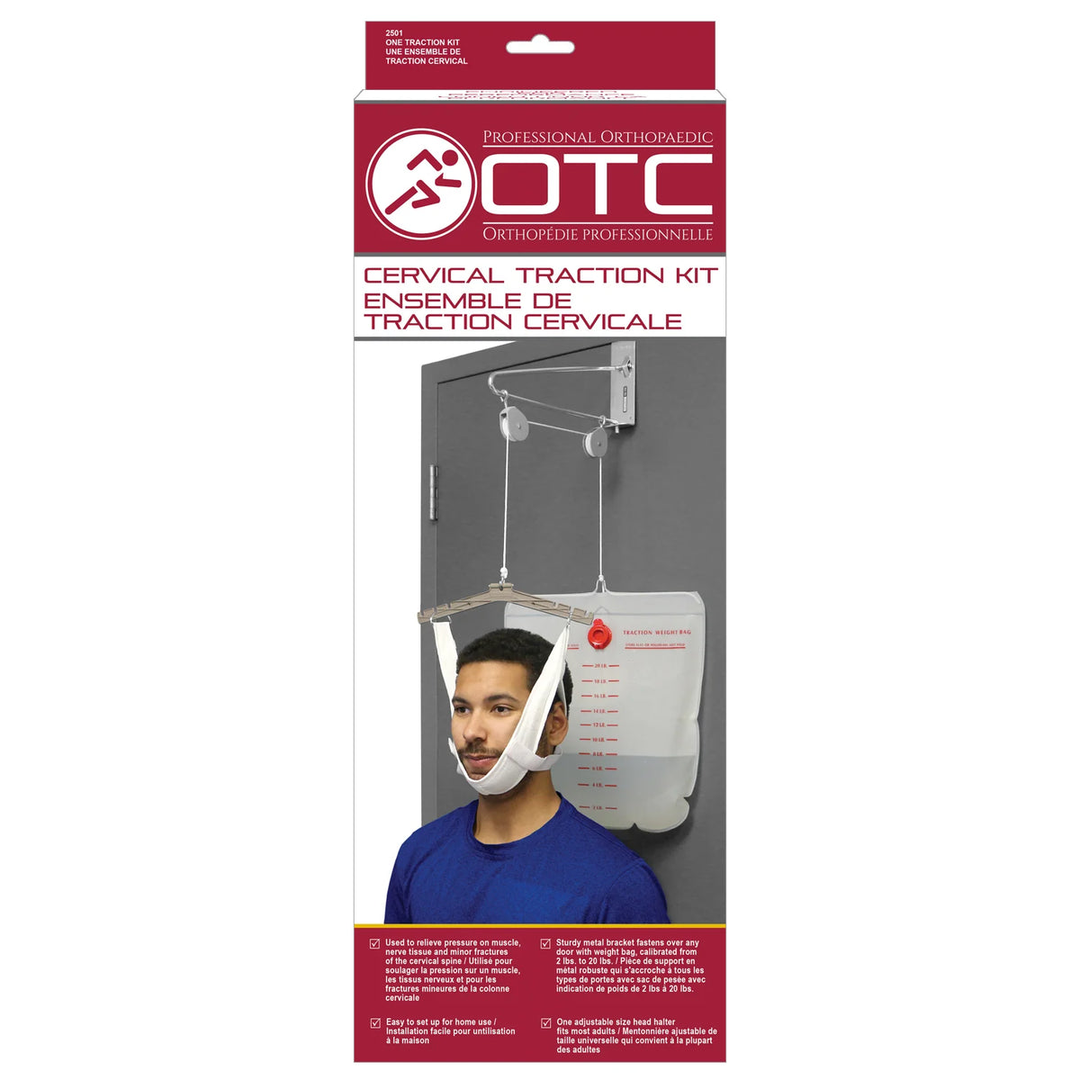 Over Door Head Halter Cervical Traction Kit