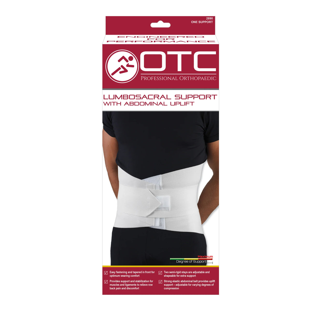 Lumbosacral Support - Abdominal Uplift with Stays