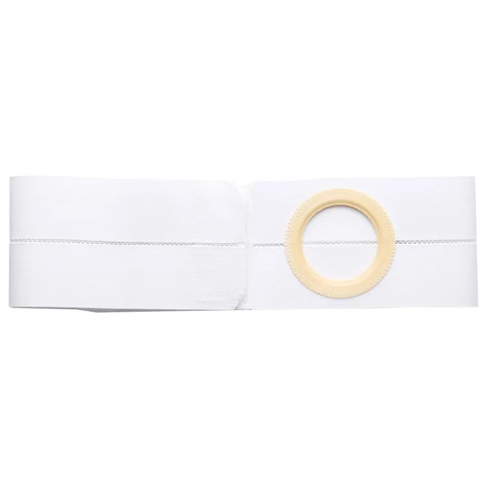 Nu-Form Regular Elastic 8" Support Belt Xl (41-47") Left-Side 2" Opening 1 1/2" From Bottom W/ Prolapse Flap Beige (Non-Returnable) - Ea/1 - Home Health Store Inc