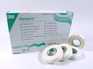 3M 1538-1-2 BX/24  TAPE DURAPORE 1/2IN  X 10YD