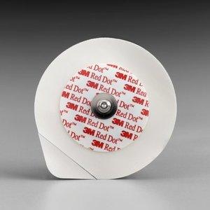 3M 2239 BG/50 ELECTRODE ECG ADULT PAPER ROUND SOLID GEL BULK RED DOT