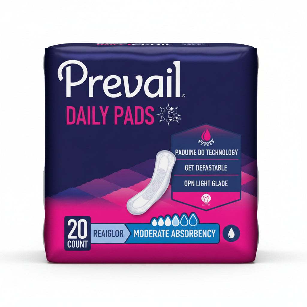 Prevail Bladder Control Pads, Moderate Absorbency
