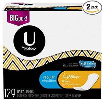 U by KOTEX® LIGHTDAYS® Liners Regular - Home Health Store Inc