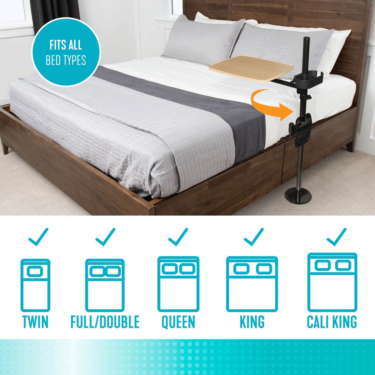 Stander EZ Swivel Overbed Table