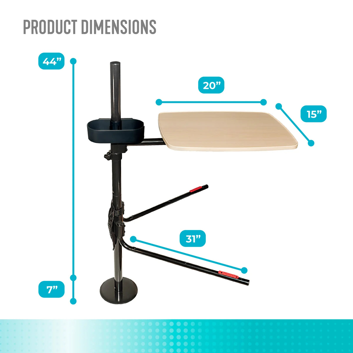 Stander EZ Swivel Overbed Table