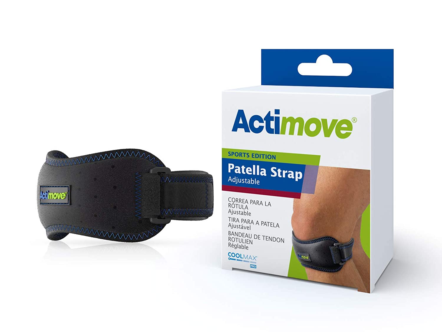 Actimove Patella Strap Adjustable Universal (11 1/2" - 16 1/3") Black - Ea/1 - Home Health Store Inc
