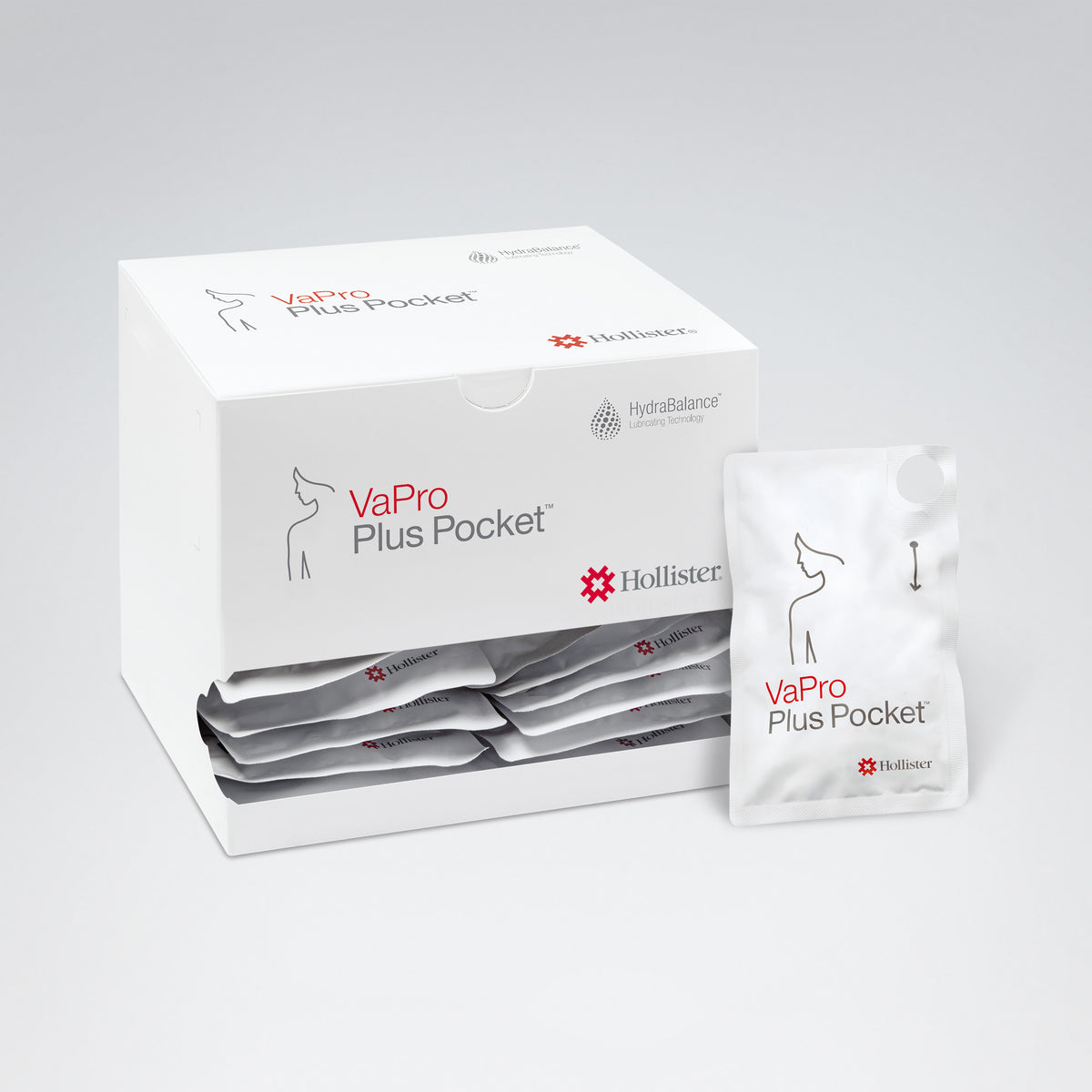Vapro Plus Pocket Hydrophilic Intermittent Catheters 8" - Box Of 30