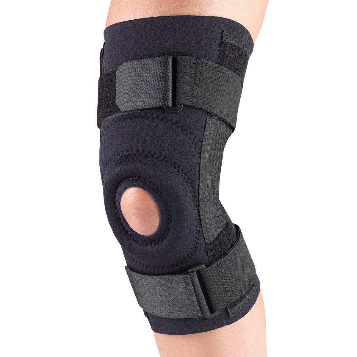 Champion Neoprene Medium Knee Stabilizer W/ Spiral Stays Xl (16 - 17 1/2") Left Or Right Black - Ea/1 - Home Health Store Inc