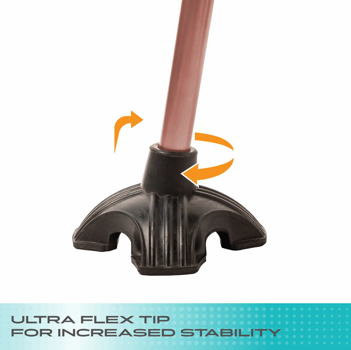 Wonder Quad Tip Folding Cane