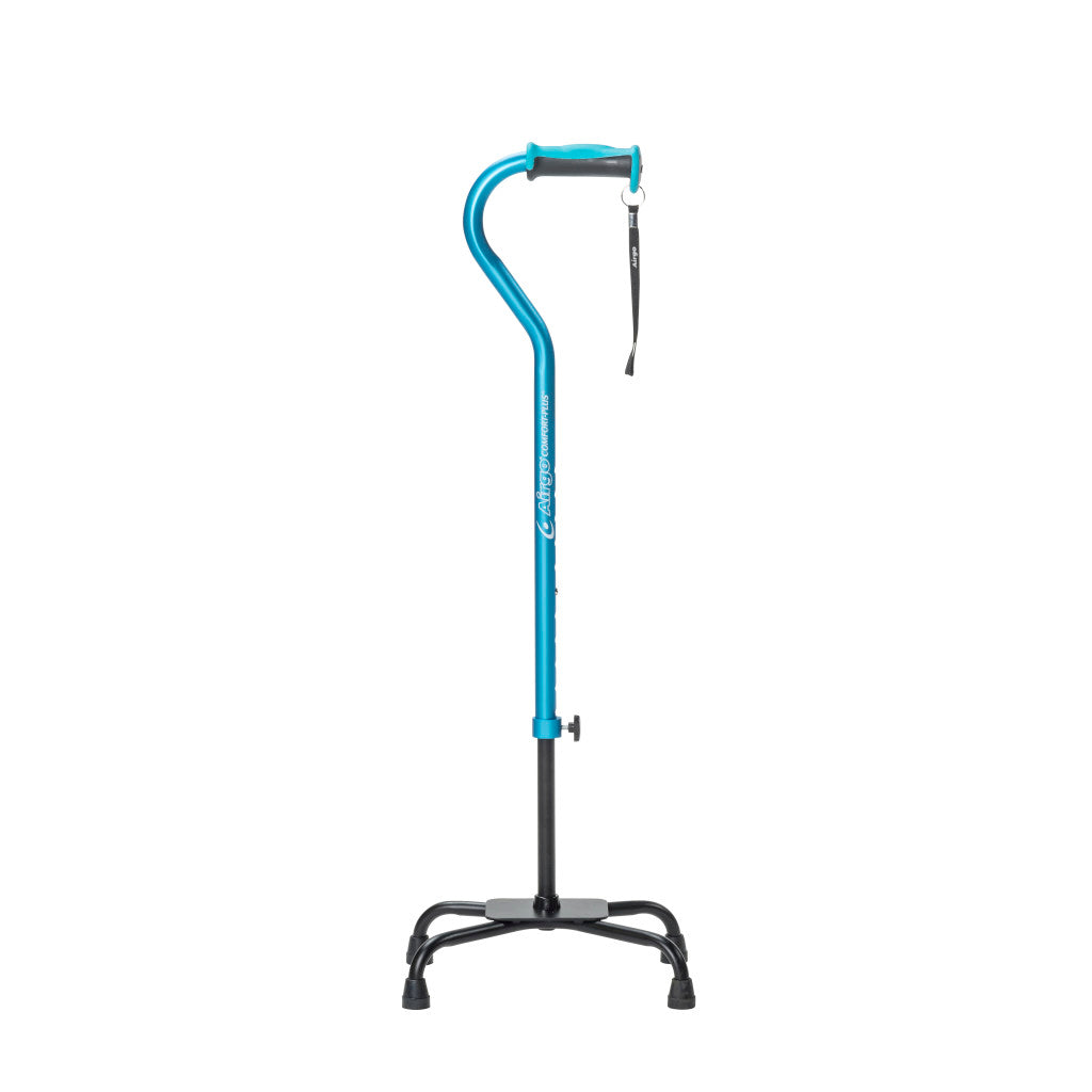 Airgo Comfort-Plus Adjustable Quad Cane, Large Base