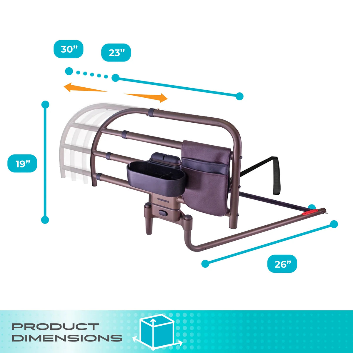 Wonder Click Extendable Bed Rail Premium