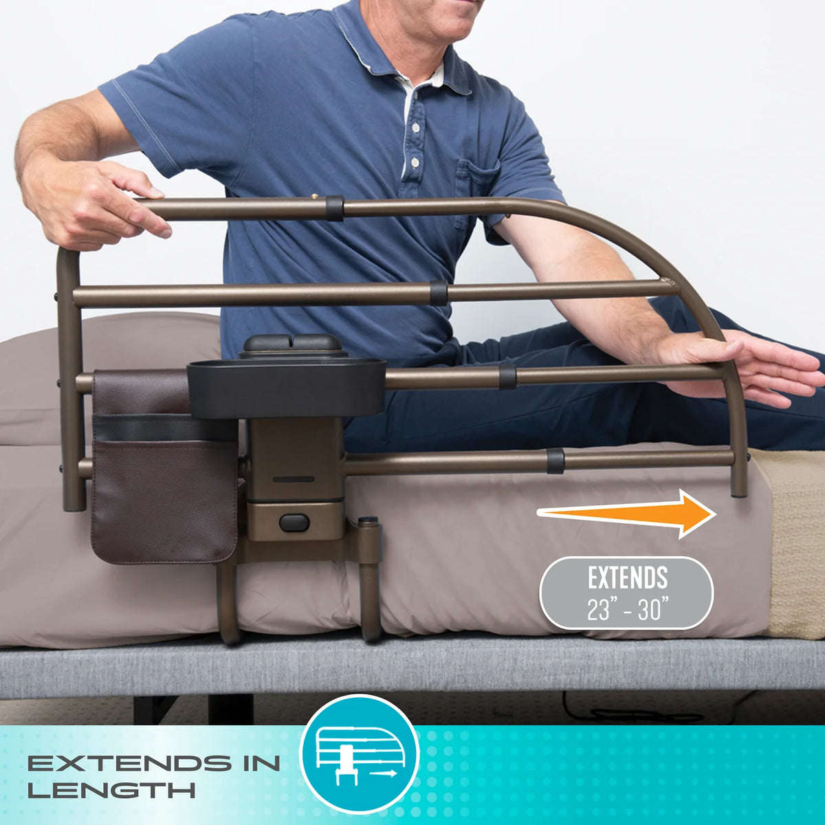 Wonder Click Extendable Bed Rail Premium
