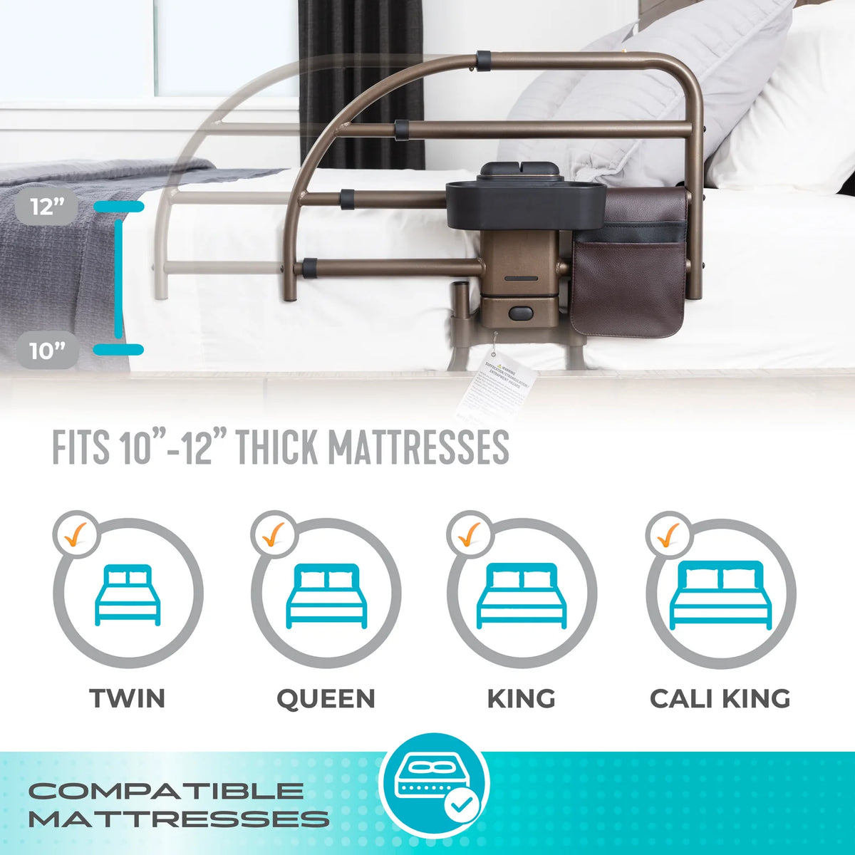 Wonder Click Extendable Bed Rail Premium