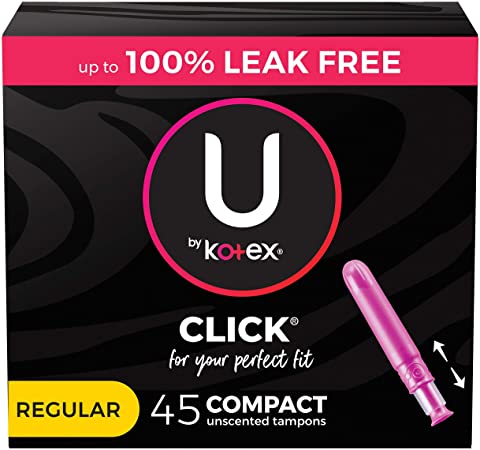 U by KOTEX® Click® Tampons Regular/Super MultiPack - Home Health Store Inc