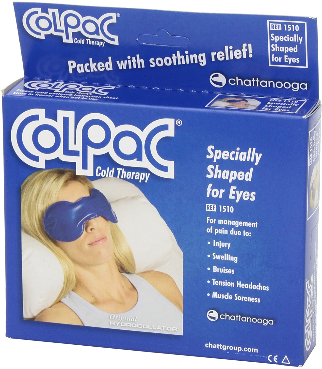 Hydrocollator Vinyl Colpac, Blue, For Eyes - Ea/1 - Home Health Store Inc