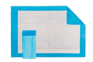 AHP 1341 CS/300 UNDERPAD FLUFF-FILLED W/ POLYMER (17" x 24") DISPOSABLE