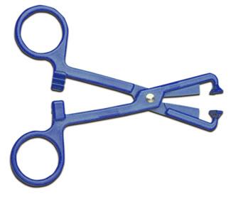 AMG 620-890 PK/50  ALL PURPOSE MACBICK CLAMP 5.25IN, BLUE, PLASTIC, NON-STERILE