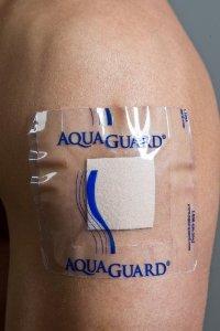 AQU BG50011RPK PK/5 AQUAGUARD MOISTURE BARRIER 10" X 12" AREA COVERAGE 8-1/2" X 9-3/4" LATEX FREE PROTECT AREA WHILE SHOWERING