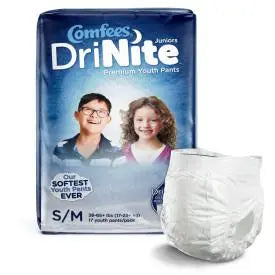 ATT CMF-YSM 47710 - Comfees Youth Pants - SMALL/MEDIUM - 4 bags of 17