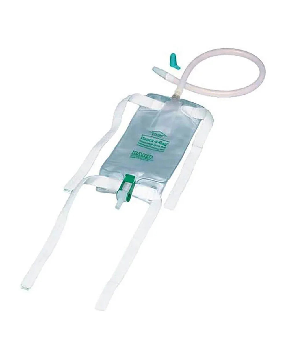 Bard Disposable Drainage Leg Bag with Flip-Flo Valve and Extension Tube, Sterile