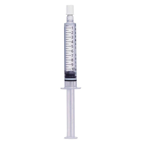 Posiflush Pre-filled Luer-Lock Sterile Saline Syringe 10ml  - Box of 30