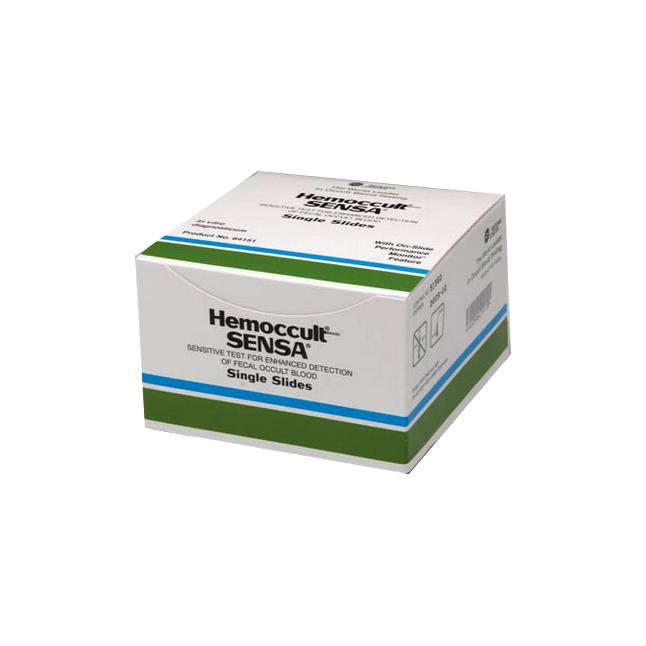 BEC 64151 BX/100 HEMOCCULT II SENSA TEST KIT FOR FECAL OCCULT BLOOD SINGLE-SLIDE 14-DAY STABILITY FOR COLORECTAL CANCER SCREENING