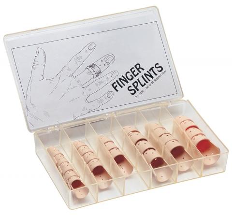 DJO 72250 PK/30 PLASTIC FINGER STAXX SPLINT KIT, SKIN TONE