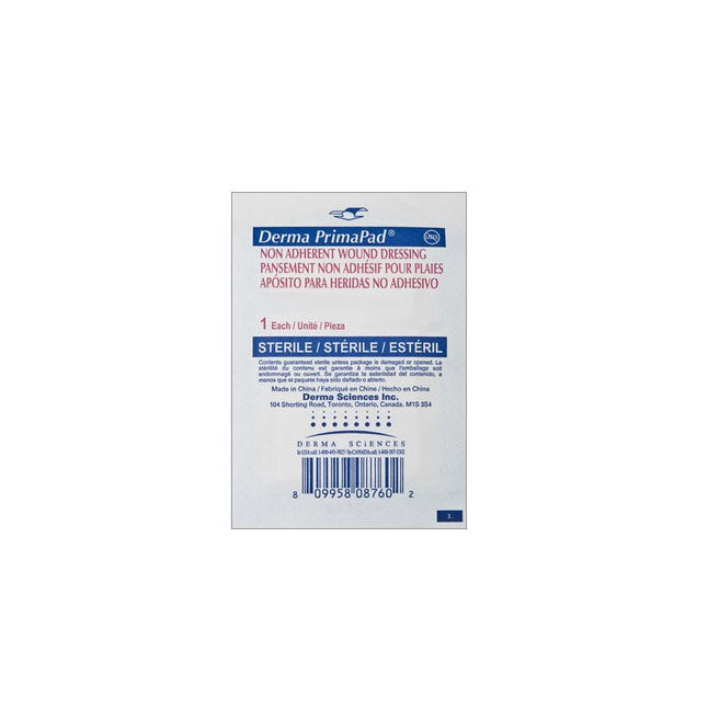Tampon absorbant non adhérent Primapad 2 po X 3 po, stérile - Boîte de 100